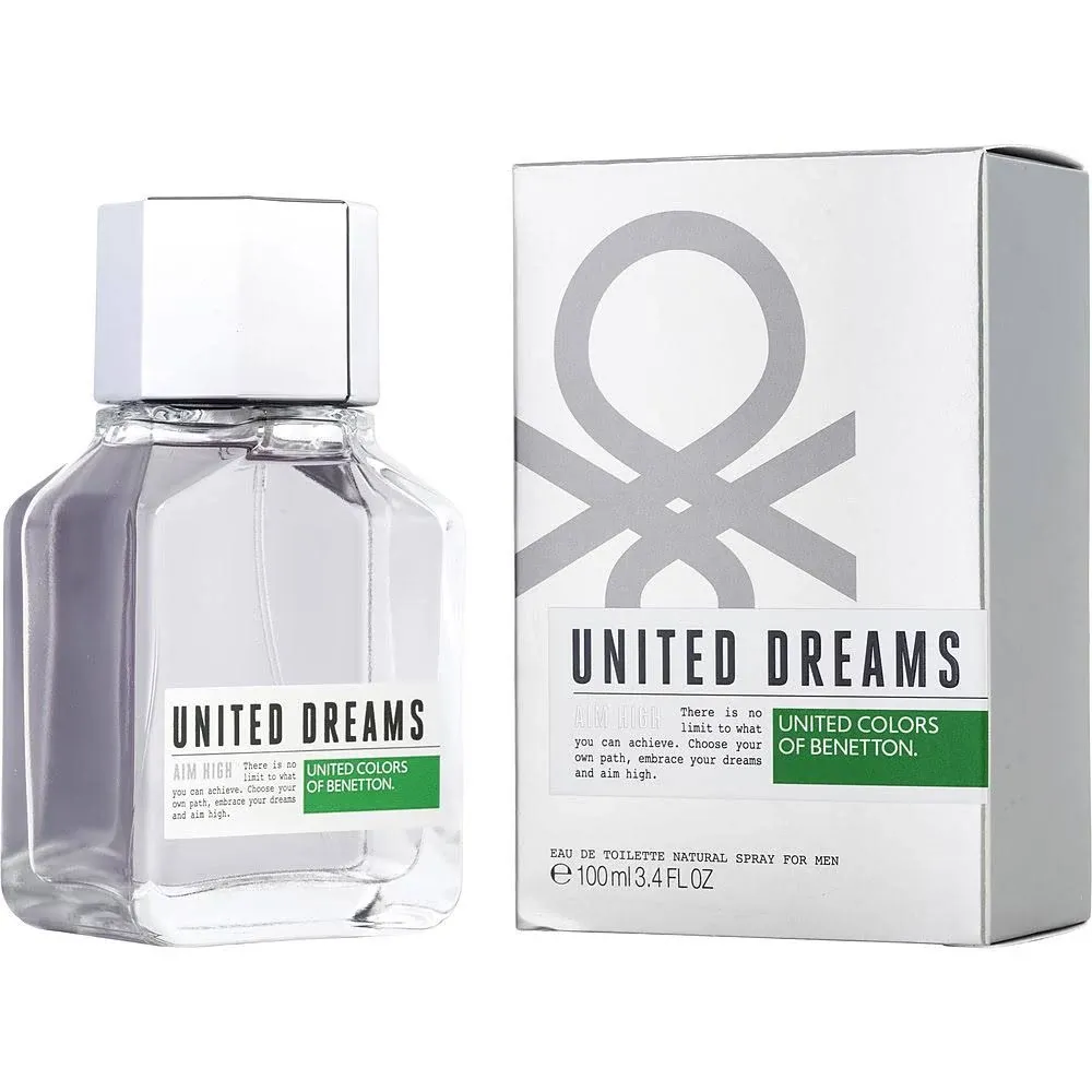 United Dreams Aim High Eau De Toilette Spray by Benetton 100 ml