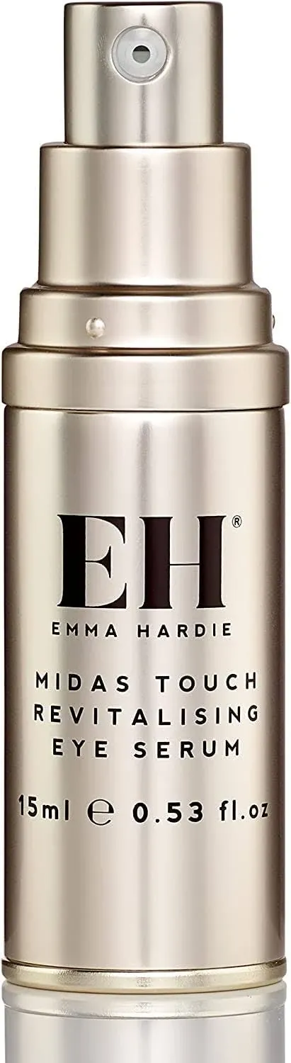 Emma Hardie 15ml Midas Touch Revitalising Eye Serum with Hyaluronic Acid, Visibly Reduces Fine Lines, Puffiness & Dark Circles, Lifting & Strengthening Eye Contour Area, Vegan & Cruelty Free