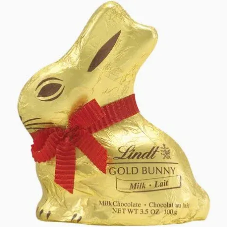 Milk Chocolate Gold Foil Bunny (3.5 oz)