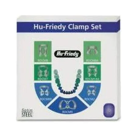 Hu-Friedy RDcset7 Rubber Dam Clamp Set