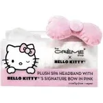 The Crème Shop Plush Spa Headband with Hello Kitty's Signature Bow (Pink)