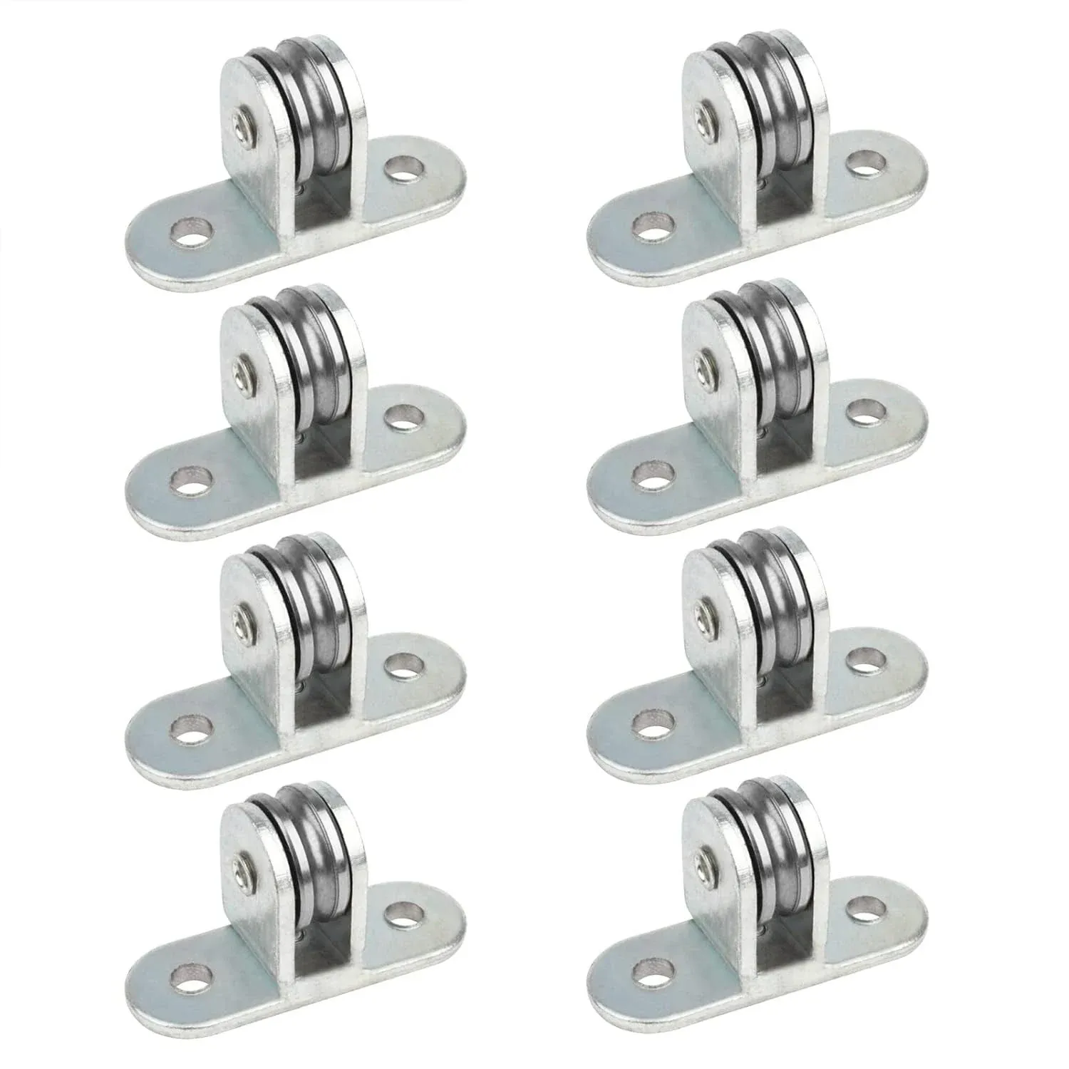 GBGS 8 Pcs 3/4" Small Pulley Block,Single Bearing Silent for 1/8" Cord,Max Load 130 lb