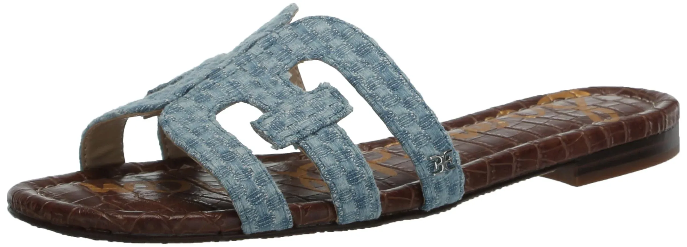 Sam Edelman Bay Slide Sandal Montrose Blue Denim 6.0