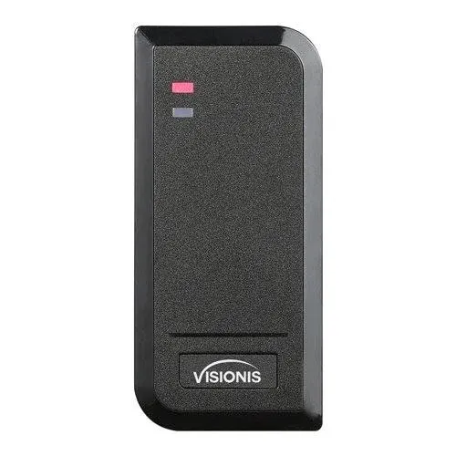 Visionis VIS-3100 Access Control Black RFID Weatherproof IP66 Proximity Card Reader 125KHz Compatible with Wiegand 26 Bit for Door Entry System