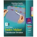 Avery Print & Apply Plastic Dividers Multicolor (11433) | Avery.com