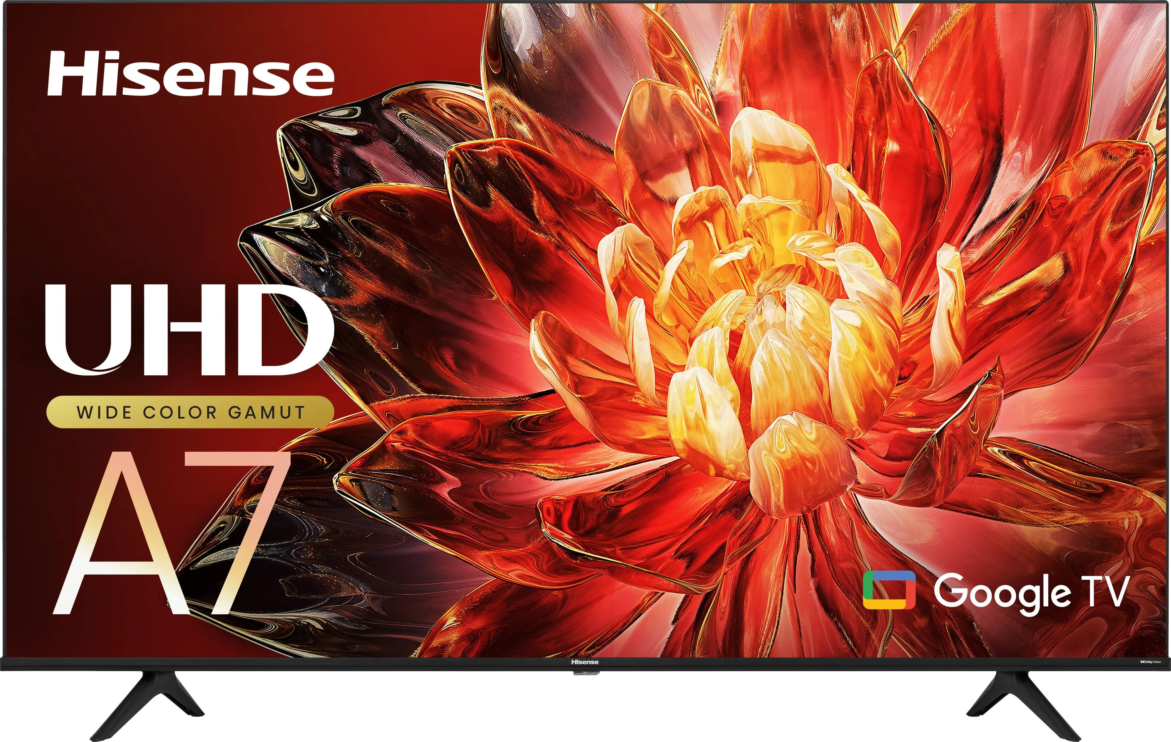 Hisense 43-Inch Class A7 Series Dolby Vision HDR 4K UHD Google Smart TV (43A7N)