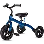 YGJT 3 in 1 Tricycle for Toddlers Age 2-5 Years Old, Folding Kids Balance Bikes