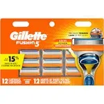 Gillette Fusion5 Men's Razor Blade Refills - 12 Count