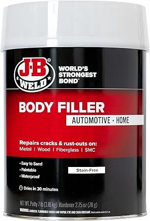 J B Weld Body Filler Quart Automotive & Home 40262