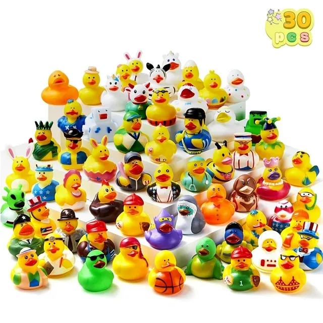 Syncfun Rubber Ducks Mini Rubber Duckie Toys Kids Baby Bath Toys