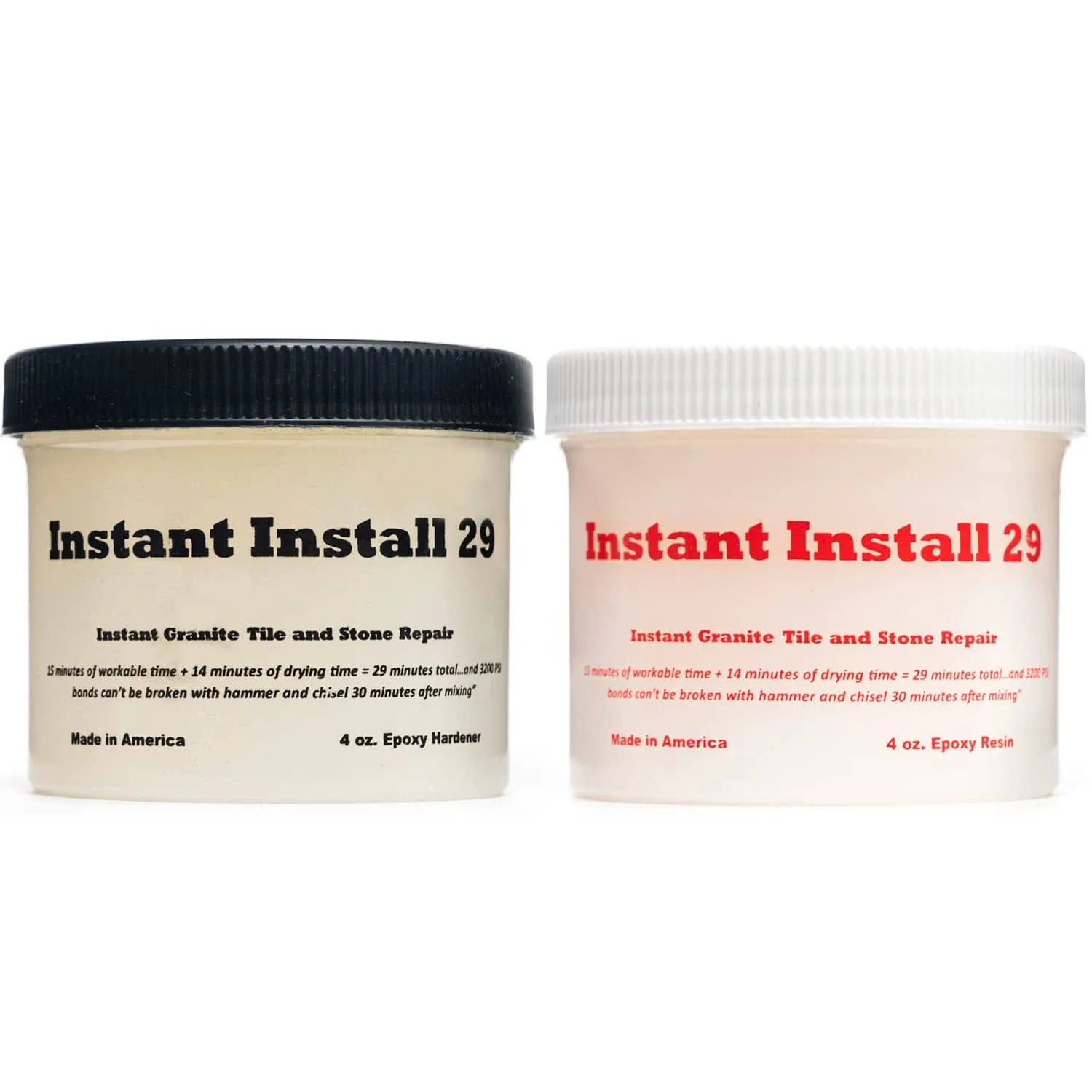 Instant Install 29~20 oz. epoxy. Permanent life-long repair. Rapid-dry. Grani...