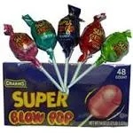 Product of Charms Super Blow Pop, Assorted Flavors, Count 48 - Sugar Candy / Gra