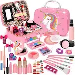 Kids Makeup Kit for Girl, Washable Makeup Set for Girls, Real Makeup