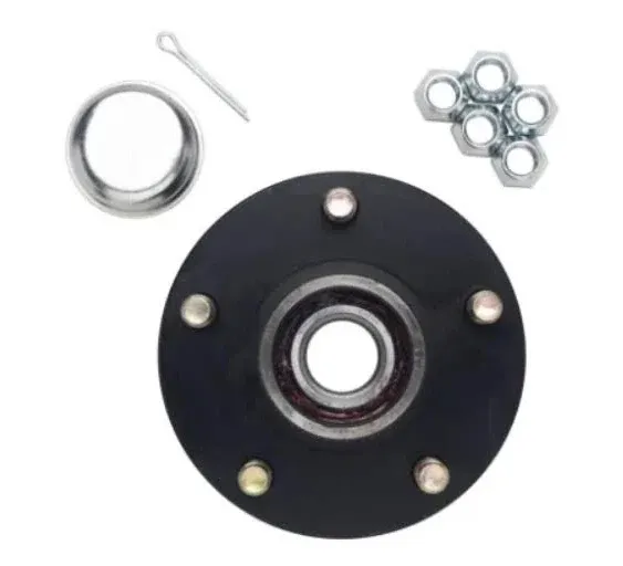 Carry-On Trailer 155T 5-Bolt Trailer Wheel Hub Assembly with 1,250 lb. Capacity