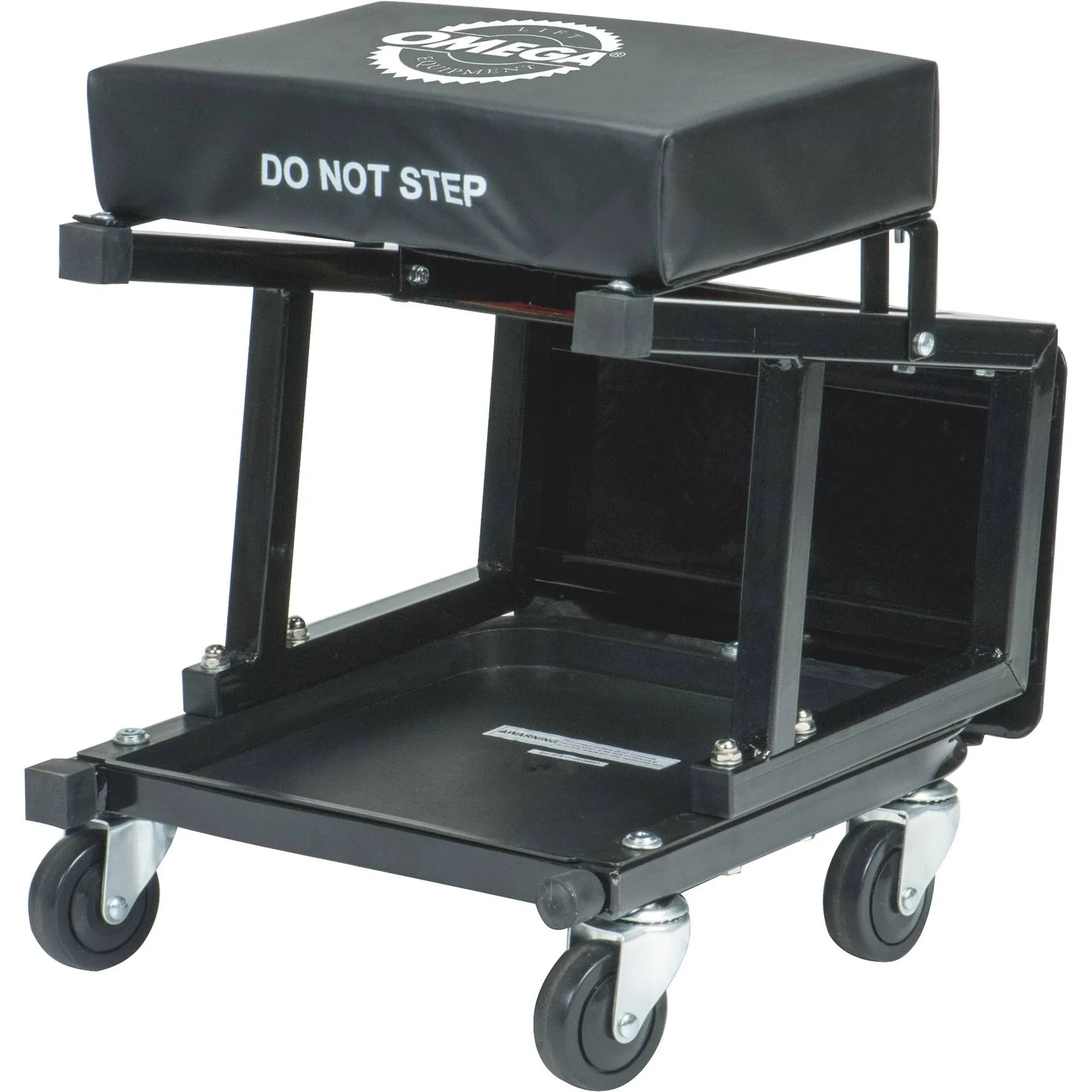 Omega 2-N-1 Mechanics Creeper Seat/Step Stool