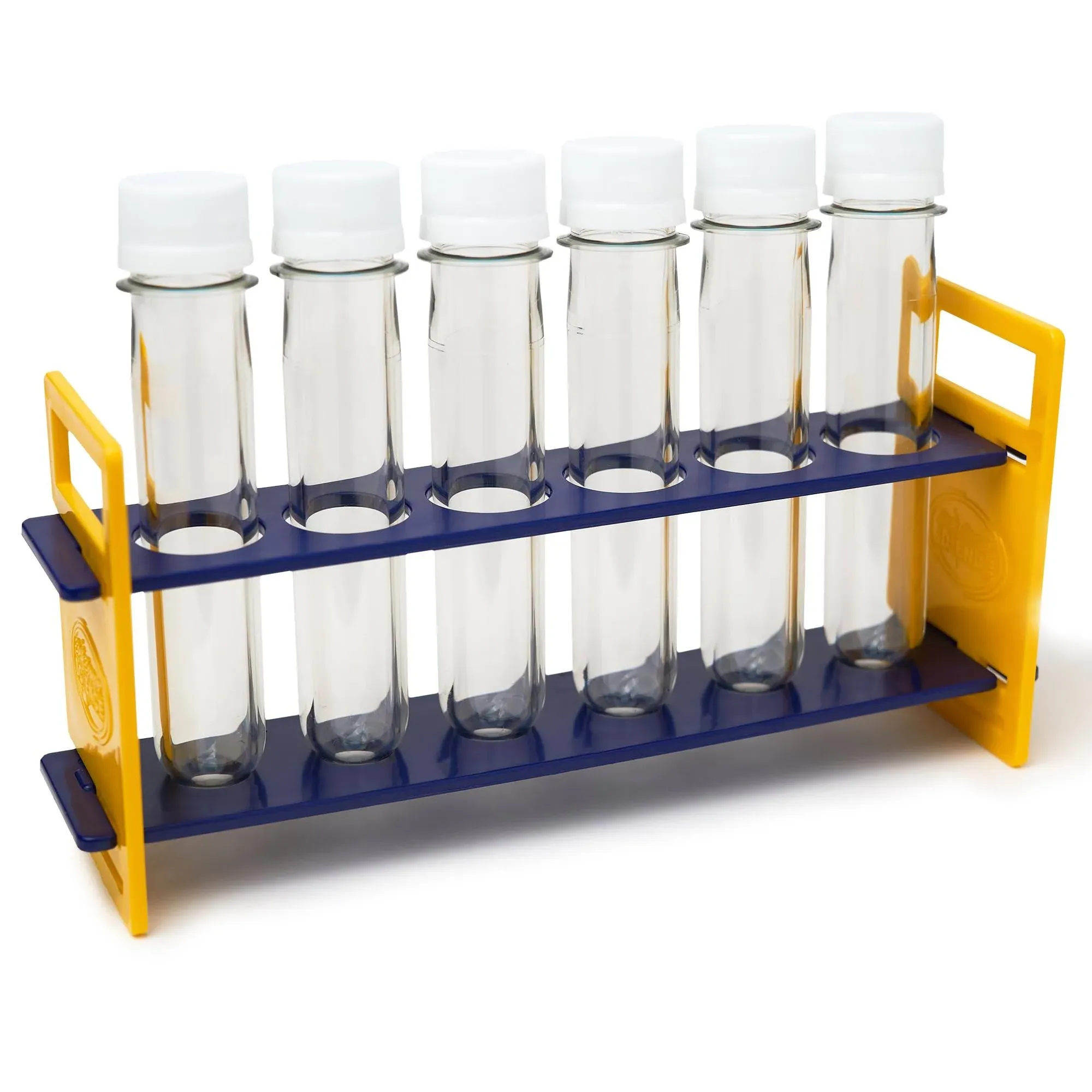 Steve Spangler&#039;S Large Plastic Test Tubes &amp; Rack, 6 Bottles &amp; 1 Rack