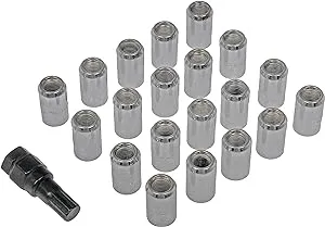 Dorman 711-345 Chrome Tuner M12-1.50 Compatible with Select Models, 20 Pack