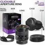 Altura Photo 8mm f/3.0 Professional Ultra Wide Angle Aspherical Fisheye Lens for Nikon D500 D3200 D3300 D3400 D3500 D5200