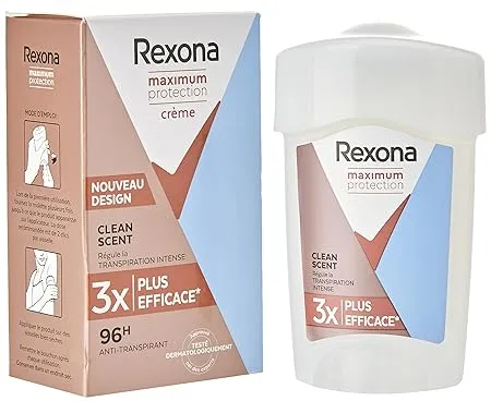 Rexona Maximum Protection Sensitive Dry Antiperspirant Cream 45 ml