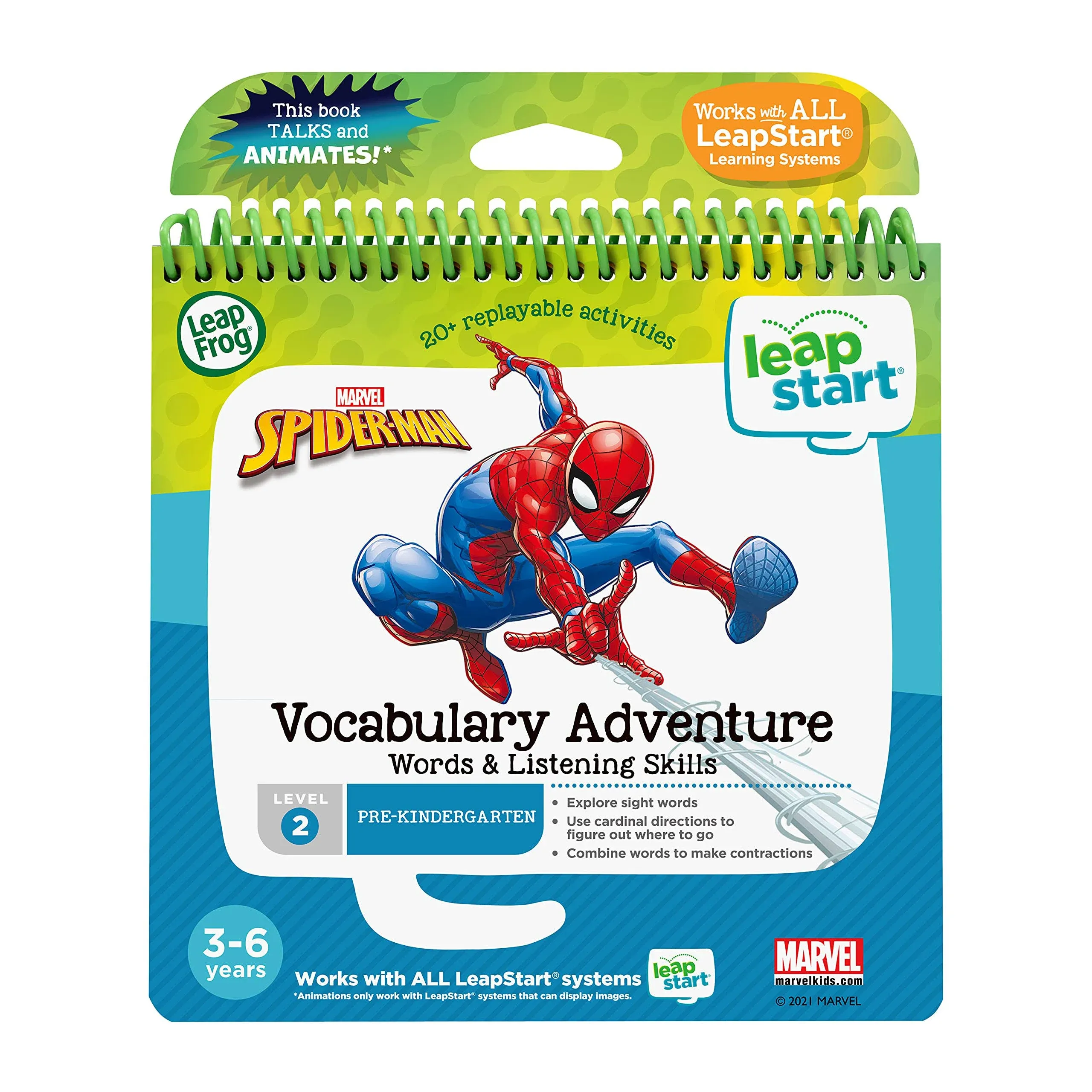 LeapFrog LeapStart Marvel's Spider-Man Vocabulary Adventure