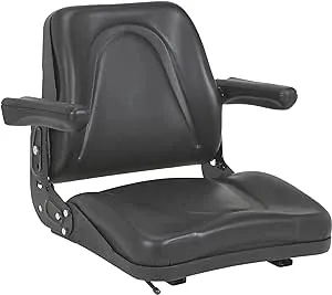 A & I Universal Lawn Mower Seat - Black, Model# V-930