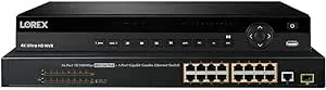 Lorex N882A38B 32 Channel 4K 2x4TB IP Ultra HD Pro Series Security System NVR, Audio, Multiple Recording Modes, Black