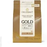 Callebaut Gold Caramel Chocolate Easimelt Callets Finest Belgian Chocolate 2.5Kg