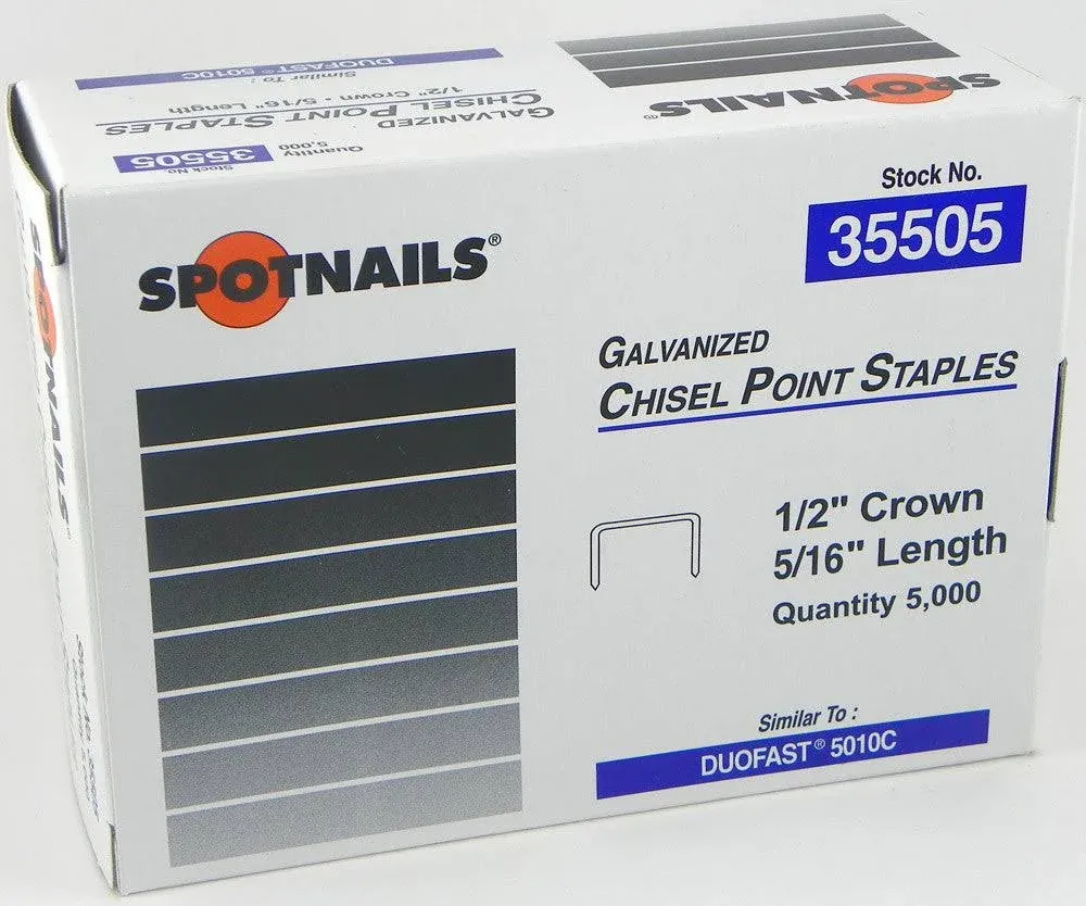 Spot Nails DuoFast 50 Series Type Staples