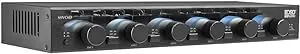 OSD Two Sources, Six Pair Stereo Speaker Select Box with Volume Control SSVC6