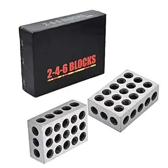 findmall 1 Pair Accuracy 2-4-6 Blocks 23 Holes Matched .0002" Machinist 246 Block