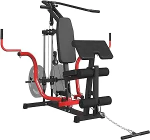 Bench Press Bench, GMWD Foldable 660LBS Weight Bench Set, Multi-Functional Chest Press Machine with Bar Holder, Flat Incline Bench for Chest, Shoulder Home Gym Equipment, WT01