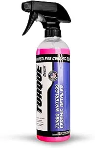 Torque Detail Ceramic Waterless Wash & Quick Detailer - Anti-Static Waterless Car Wash & Quick Detailer - High Gloss Formula, Enhances Shine of Top Coat Wax or Ceramic Coating (16 fl. oz)