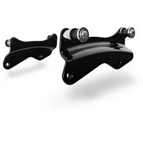 HogWorkz Black 4-Point Docking Hardware Kit - HW163003 for Select Harley-Davidson Motorcycles