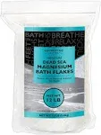 Aromasong Magnesium Flakes from The Dead Sea, 12 LB Resealable Pack - Muscle Relaxing Magnesium Chloride Bath Salts Soak for Headaches, Stress & Leg Discomfort. (Packaging May Vary)