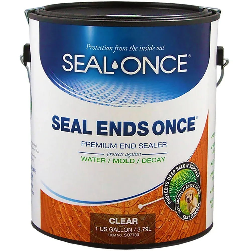 1 GAL SEAL ENDS ONCE Cut Ends Wood Sealer