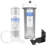 Clear RV Filter Housing with High Efficiency Activated Carbon Filter 2.5X10&#034;