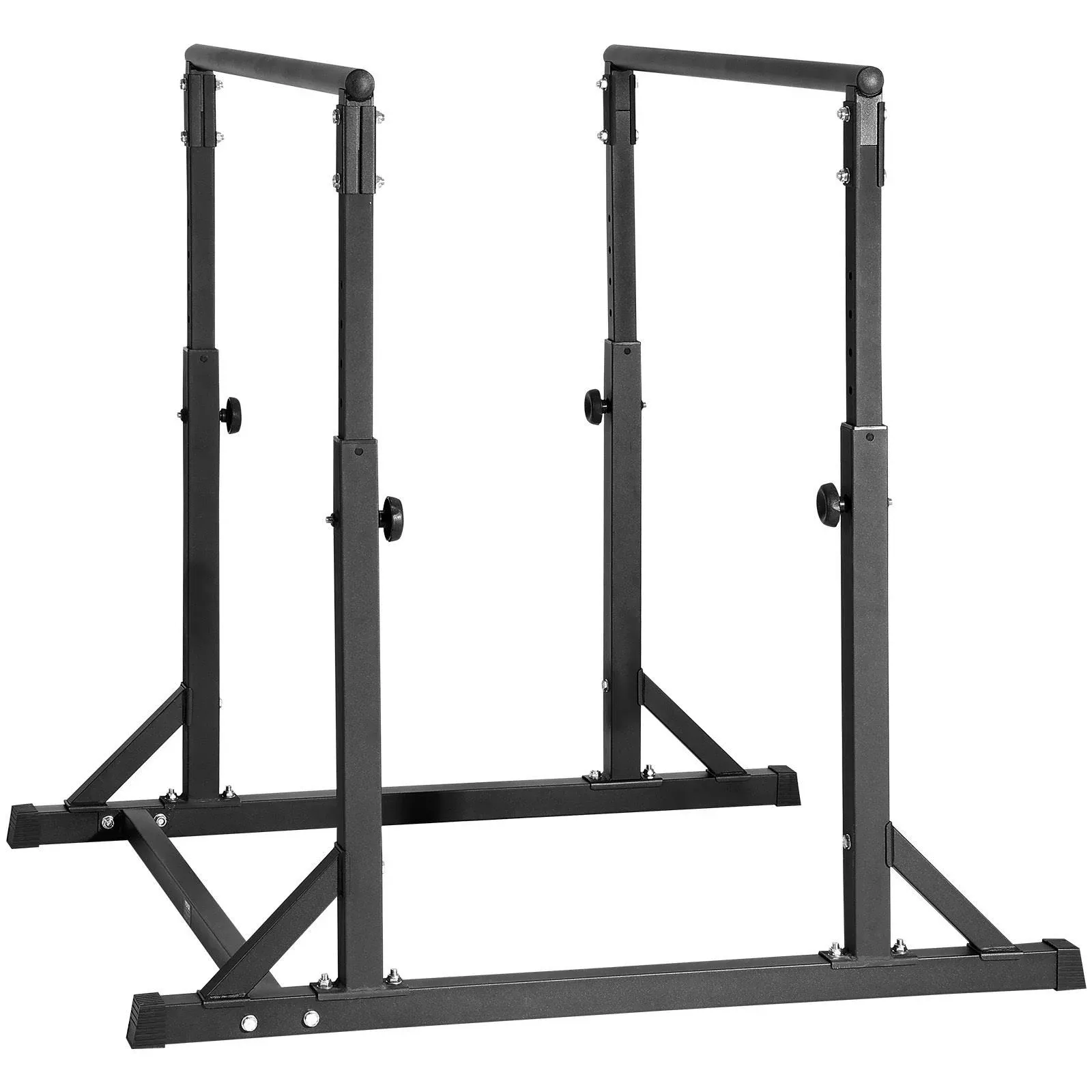 VEVOR Dip Bar, 800 lbs Capacity, Heave Duty Dip Stand Station with Adjustable Height, Fitness Workout Dip Bar Station Stabilizer Parallette Push Up Stand, Parallel Bars for Strength Training Home Gym