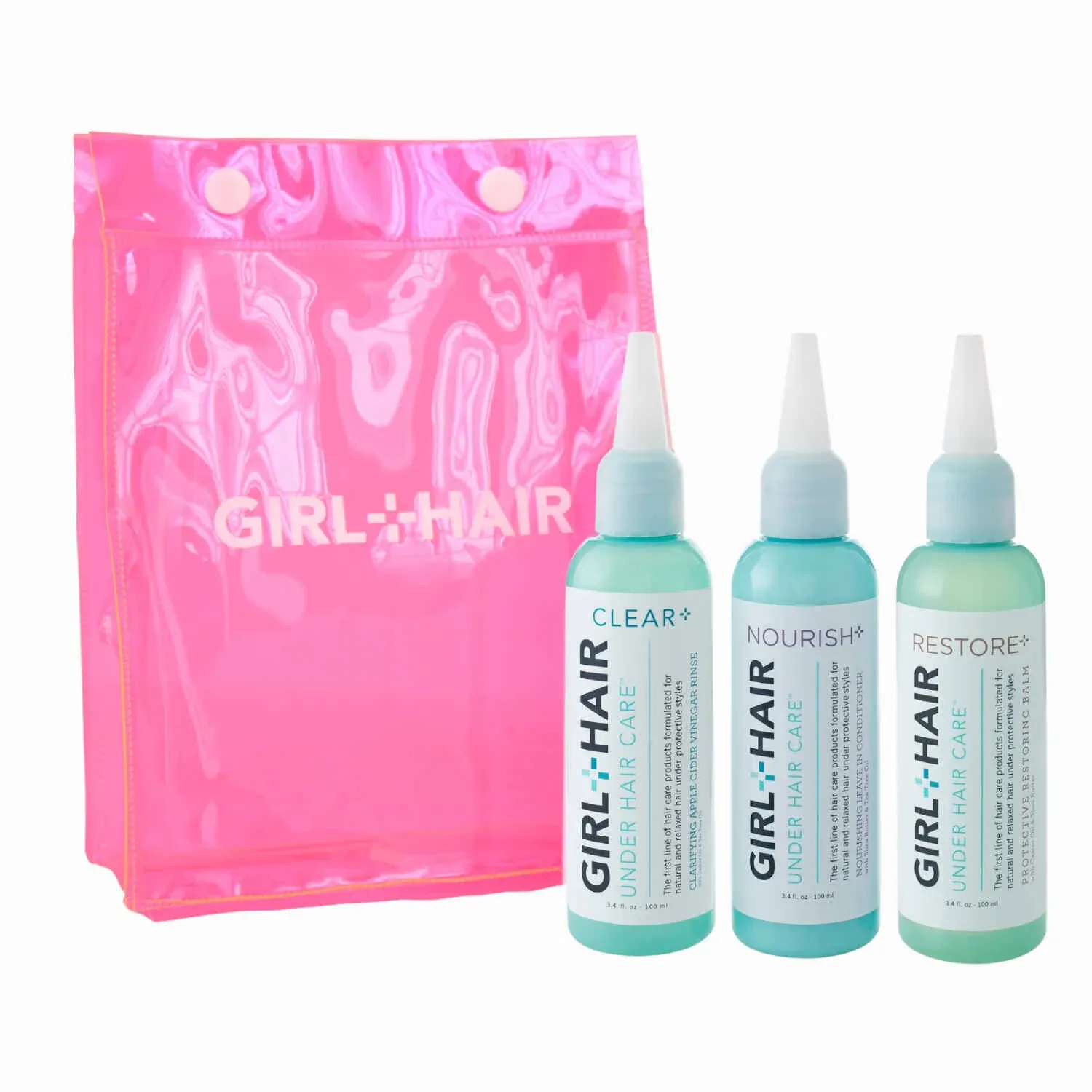 Girl+hair Ultimate Braid Care Travel Set Maintain Healthy Hair & Scalp