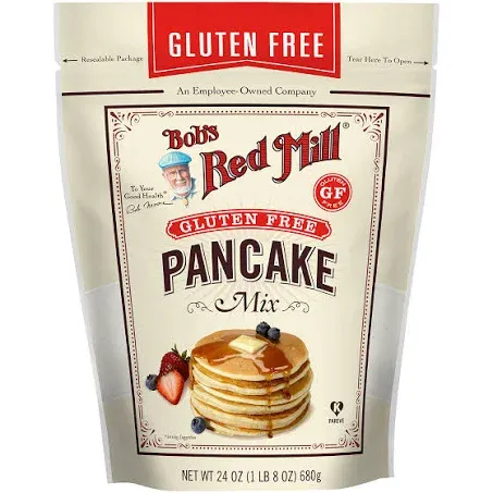 Bob's Red Mill Gluten-Free Pancake Mix 24 oz. - 4/Case