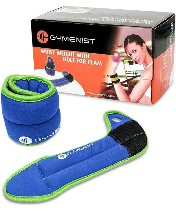 Gymenist Wrist Weights with Hole for Thumb