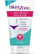 Bikini Zone Anti Bumps Shave Gel, 4 oz