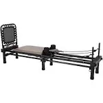 AeroPilates Reformer - Pilates Reformer Workout Machine for Home Gym - Cardio Fitness Rebounder- Up to 300 lbs Weight Capacity