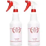 Plastic Spray Bottle 2 Pack, 32 Oz, All-Purpose Heavy Duty Spraying Bottles Leak