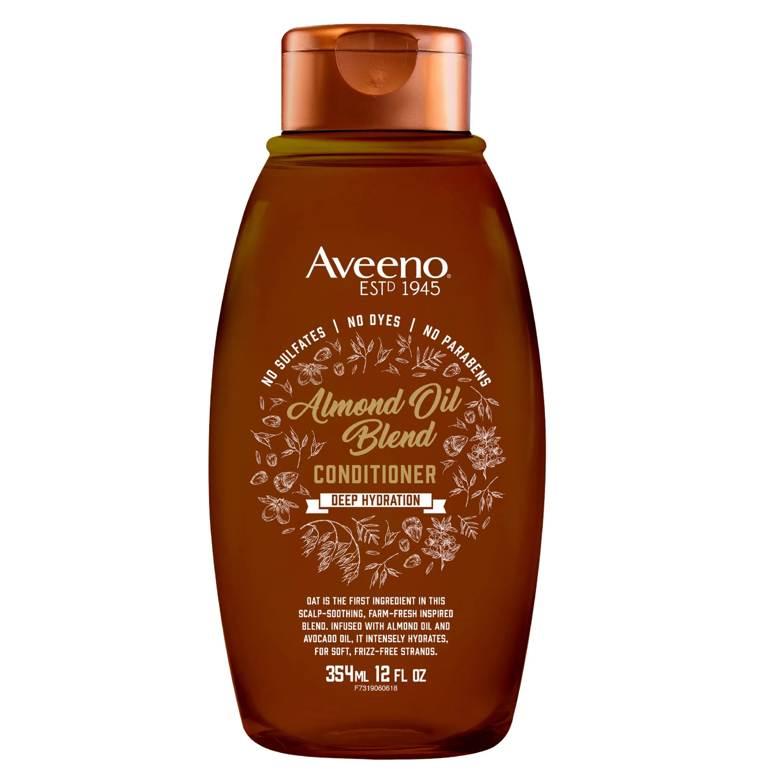 Aveeno Deep Hydration Almond Oil Blend Hair Conditioner, 12 Oz