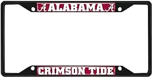 Alabama Crimson Tide License Plate Frame - Black