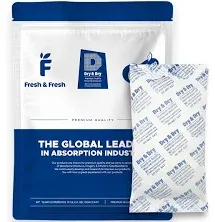 300 Gram 5 Packet Premium Pure &amp; Safe Silica Gel Packets Desiccant Packs Silic