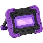 GPRK Rechargeable Black Light 395nm Battery Powered Black Lights for Glow Party Waterproof Ultraviolet Floodlight for Halloween