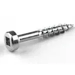 Kreg SPS-C1-250 Pocket-Hole Screw, #7 Thread, 1 Inch Coarse Thread, Pan Head, Square Drive, Self-Tapping Point, Steel