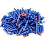 200 Nerf N Strike Blaster Compatible Dart Bullets,200Pcs Nerf Bullet Refill Darts Ammo Premium Foam Bullets Pack Compatible for Nerf N-Strike Elite Guns