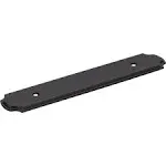 Hardware Resources B812-96BK Backplates 6-1/8" Zinc Cabinet Pull Backplate Black